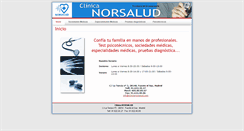 Desktop Screenshot of clinicanorsalud.com
